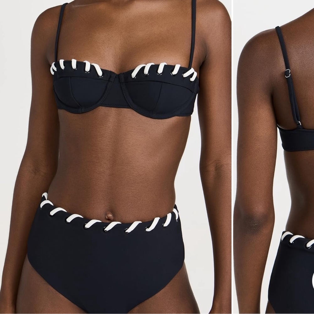 Simkhai Recca Balconette Bikini Top Size Small